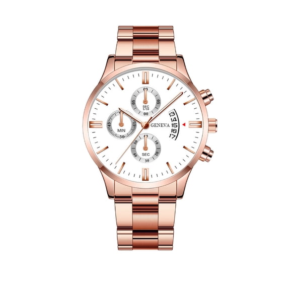 Men’s Openwork Quartz Watch with Stainless Steel Strap – Alloy Case Business Casual Wristwatch, Skeleton Dial Analog Timepiece Father’s Day Gift for Him