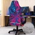 thumbnail image 5 of KUIFORTI Wolf Cool Gaming Chair Covers Easy to Install Gaming Chair Seat Cover with 2Pcs Armrest Slipcover Anti Scratch Pet Resistant Guard for Home, Office Decorations, 5 of 7