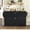 Black, variant on DRNANLIT Modern Sideboard Buffet Cabinet with 4 Doors and 1 Drawer - Durable Melamine MDF Construction - Adjustable Shelves and Versatile Storage, Black