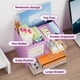 thumbnail image 2 of Organizador de Escritorio Marbrasse con 3 Cajones y 4 Compartimentos Morado, 2 of 7