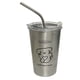 thumbnail image 2 of Vasos de metal irrompibles, vaso frío de acero inoxidable, vaso frío de acero inoxidable, taza de viaje para café helado, diseño aerodinámico, 2 of 12