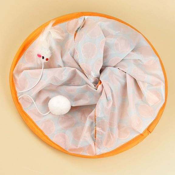 Bisofice Tunnel,Tunnel And Ball Collapsible Peek And Combo Indoor Tent And Increase Easy To Store Peek Cat Tent With Play Ball And Seek Tunnel Play Ball Collapsible And Increase Cat Tent And