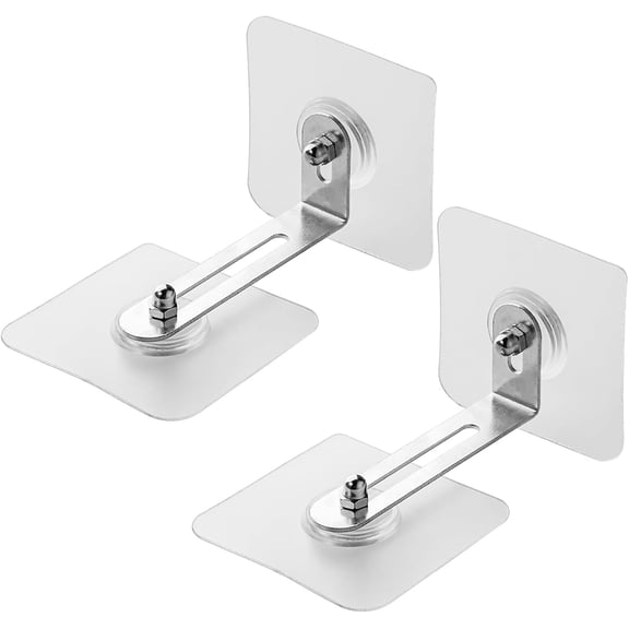 Adhesive Furniture Wall Anchors, Transparent Furniture Anti-tip Tool, 2pcs Adhesive Furniture Anti-falling Device, Anti Tip Furniture Straps Kit for B