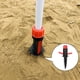 thumbnail image 4 of Sombrilla Ancla de tierra Gancho de suspensión Sombrilla de arena de playa Tornillo en soporte Soledad Anclaje de suelo para sombrilla, 4 of 10