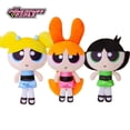 thumbnail image 2 of Original The Powerpuff Girls Cartoon Plush Doll Buttercup Bubbles Blossom Cute Kawaii Fluffy Stuffed Toy 23cm/35cm, 2 of 5