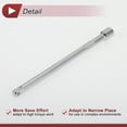 thumbnail image 6 of Unique Bargains 1 Pcs Impact Socket Extension Bar Extension Socket Tool 150x12.5mm Chrome Vanadium Steel for Car Motorcycle Dirtbike 1/4 Inch Drive, 6 of 7