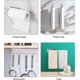 thumbnail image 4 of Portarrollos de papel de cocina, Portarrollos de papel sin taladrar debajo del armario, práctico portarrollos con tornillos y pegamento autoadhesivo, acero inoxidable, 4 of 5