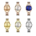 thumbnail image 4 of POEDAGAR Montre de Mode Décontractée pour Femmes Blanche de Luxe à Quartz en Acier Inoxydable, Étanche, avec Date Complète, 4 of 5