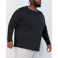 thumbnail image 4 of Real Essentials 3 Pack: Men’s Big & Tall Tech Stretch Long-Sleeve & Short-Sleeve Dry-Fit T-Shirt (3XT-5XT), 4 of 5