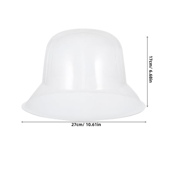 TINKSKY 5-Pack Clear Plastic Hat Shaper Inserts for Hat Care, Storage, and Maintenance, Perfect for Personal and Commercial Use