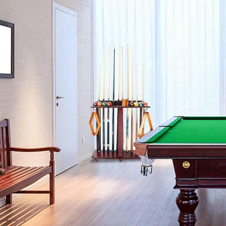 Pool on sale table racks