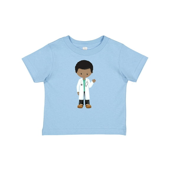 Inktastic African American Boy, Doctor, Lab Coat, Medicine Boys Baby T-Shirt