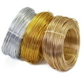 thumbnail image 2 of Aluminum Craft Wire 3mm 4mm 25/12meter Aluminum Wire Jewelry Findings For Jewelry Making DIY Aluminum Craft Wire Silver Gold Jewelry Soft Metal Wire
--------
Craft Wire for Jewelry Making DIY Crafts, 2 of 6