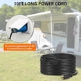thumbnail image 2 of TEQIN 30 Amp 10 Foot Generator Extension Cord,Generator Power Cable with Weatherproof PVC Jacket,Ergonomic Grip Handle For Welding Machines, RVs, and Portable Generators, 2 of 6