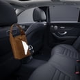 thumbnail image 2 of Leather Tissue Holder for Car Leather Tissue Case Dual-Use Roll Paper Containers Tissue Case Cover with Detachable Handle for Car Bathroom Camping smart, 2 of 8