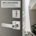 thumbnail image 2 of Exterior Door Lock Set with Deadbolt, Front  Door Handle Set with Deadbolt, Door Levers Single Cylinder Deadbolt Set, 2 of 6