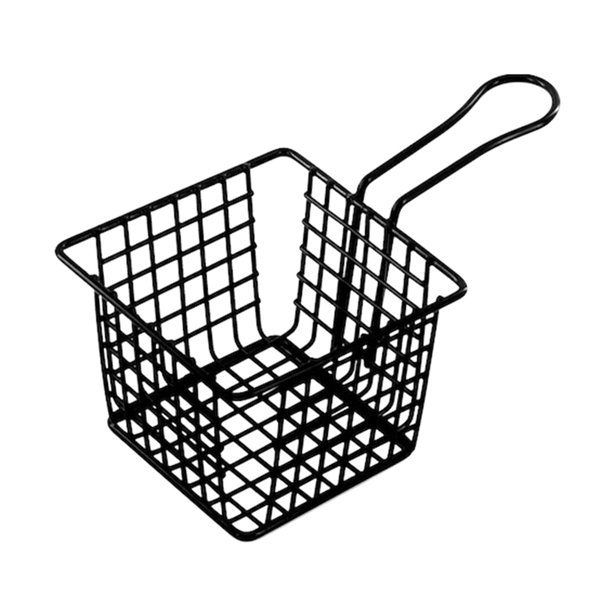 Cesta para freidora, cesta para freidora de patatas fritas, colador, multifuncional, fácil de almacenar Pequeño
