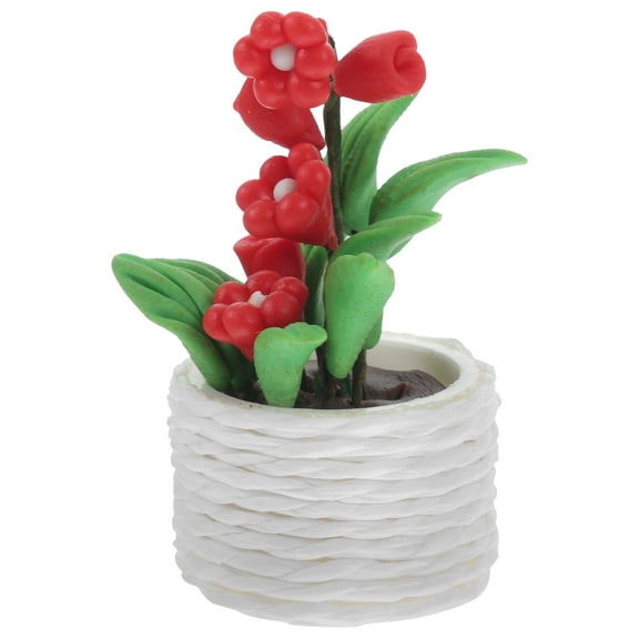 5 Pieces Mini Plants Toy Figurines Miniature Model