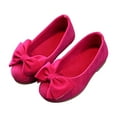 thumbnail image 6 of Gvdentm Girl Shoes Size 1 Girl's Platform Loafers Slip On Chain Chunky Shoes Round Toe School Uniform Dress Flats(Hot Pink,3), 6 of 9