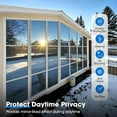 thumbnail image 7 of One Way Privacy Window Film, See Out Not in Mirror Tint for Home Reflective Window Film, Heat UV Blocking Static Cling for Office Front Door Daytime Privacy Covering, 7 of 7