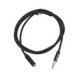 thumbnail image 2 of Cable de extensión de audio Estéreo 3,5 mm Sunnimix 1 m negro, 2 of 8
