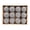 Gray, variant on 12pcs Christmas Sphere Ornament Flocking Baubles for Festival Tree Embellishment