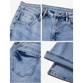 thumbnail image 6 of EMMIOL Women's High Waist Stretchy Flare Jeans Light Wash Bell Bottom Denim Pants Y2K Trendy Vintage Jeans, 6 of 6