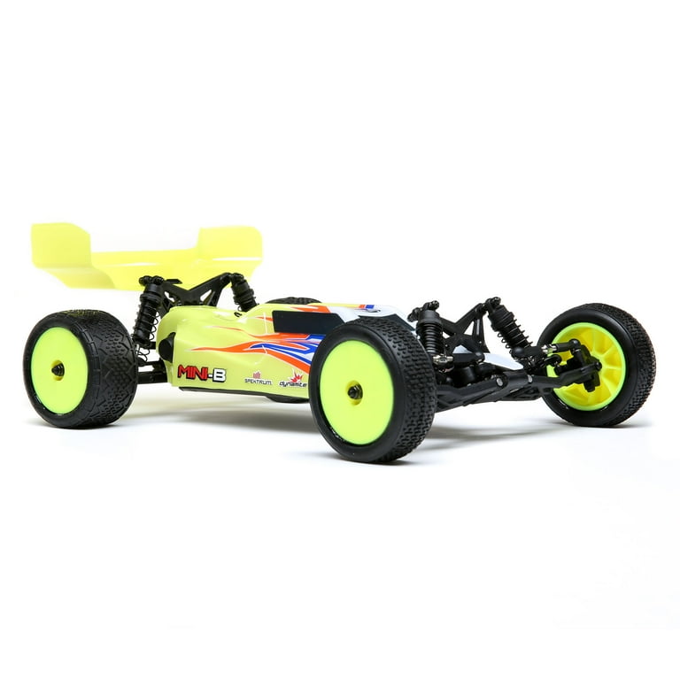 Losi Mini-B RTR 1/16 2WD バギー - イエロー/ホワイト 1/16 Mini-B 2WD Buggy Brushed RTR – Parkflyers RC