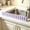 Purple, variant on Silicone Sink Splash Guard, Kitchen Counter Water Barrier with Suction Cups, Flexible Faucet Splash Catcher for Daily Dishwashing, Easy-Clean Sink Edge Drip Tray for Home Kitchen Use