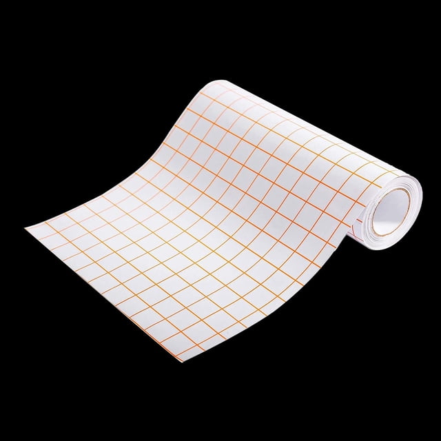 de vinilo de transferencia con rejil naranja para vinilo autoadhesivo, 12.0 in x 6.6 pies, cinta de transferencia para transferir BLESIY rollos de papel transfer para vinilo