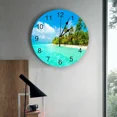 thumbnail image 3 of Beach Ocean Sky Landscape Wall Clock Modern Design Living Room Decoration Kitchen Mute Watch Home Interior Decor（10 Inch）, 3 of 6