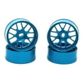 thumbnail image 1 of fastboy 4piece 22.5mm Aluminum Alloy Wheel Rims Compatible With Wltoys 1/28 K969 Metal RC Car Upgrade Racing Tire RC Car blue 1Set, 1 of 6