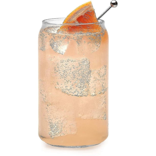 Libbey Classic Can Tumbler Glasses, Set Of 4, 16 Oz
