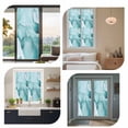 thumbnail image 7 of Abstract Marble Texture Window Privacy Film Blue Green Wavy Pattern Decorative Glass Window Film UV Blocking Static Cling Non-Adhesive Sticker Covering for Home Door 29.5 x 78.7 inches, 7 of 7