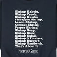 thumbnail image 3 of Forrest Gump - Bubbas Shrimp List - Men's Crew Neck Fleece Pullover, 3 of 5