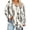 H, variant on Women tshirts Sawvnm Women's Plus-Size V-Neck Short Sleeved Printing Base Shirt XL