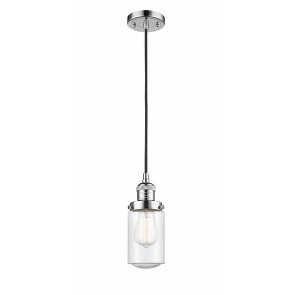 Innovations 201C-PC-G314-LED Dover 1 Light Mini Pendant part of the Franklin Restoration Collection, Polished Chrome