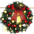 thumbnail image 1 of Luces de rama, corona de Navidad con 20 coronas de Navidad, guirnalda de luces navideñas, probada profesionalmente, 1 of 8