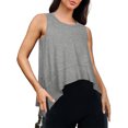 thumbnail image 4 of Sleeveless Shirts for Women Casual Crew Neck Tank Top 2024 Summer Basic Tanks Womens Clothes, 4 of 6