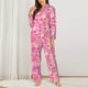 thumbnail image 2 of Balery Love Conjunto de Pijama con Estampado para Mujer, Conjunto de Dos Piezas con Manga Larga, Ropa de Dormir Suave con Bolsillos, Pijamas Cómodos-Large, 2 of 7