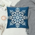 thumbnail image 2 of COMIO  Christmas Decor Throw Pillow Covers Holly Jolly Merry Christmas Cushion Cover Farmhouse Winter Holiday Blue New Year Home Decor Pillowcases ,for Sofa/Couch/Porch, 2 of 5