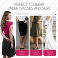 thumbnail image 3 of Valair Classic Short and Long Half Slip Skirt for Ladies and Girls - Slight Flair - Anti Static - Ranges 14" To 34" Length, 3 of 7