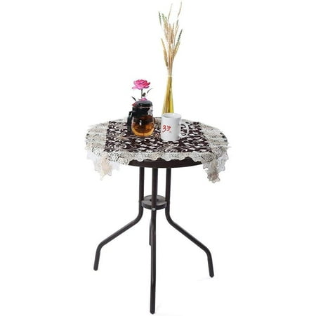 Lace Table Cover Tablecloth European Style Round Cloth Polyester With Side For Home Wedding Decoration 01 Canada Lace Table Cover Tablecloth European, Round End Table Cloth Cover