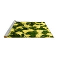 thumbnail image 2 of Ahgly Company Machine Washable Indoor Rectangle Abstract Yellow Modern Area Rugs, 4' x 6', 2 of 4