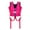 F-Hot Pink, variant on WERYOUNG Girls Boys Swimwear Sleeveless Zip Up Buoyancy Life Jacket Coast Guard Approved Life Vest Kids Leisure Outdoor Beachwear,Hot Pink,L