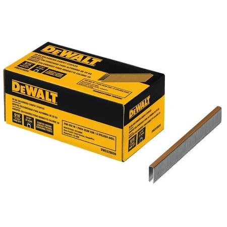 DeWalt Staples  Carpet  Crown  Painted  20 Gauge