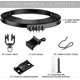 thumbnail image 3 of 5 Meters Black Bendable Ceiling Curved Curtain Track Flexible Ceiling Curtain, 3 of 5