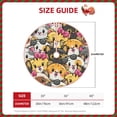 thumbnail image 3 of Kdxio Cute Cat Cartoon Print Christmas Tree Skirt Christmas Xmas Tree Skirts Mat for New Year Holiday Christmas Party Decorations-30", 3 of 7