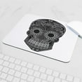 thumbnail image 5 of CafePress - Black And Grey Sugar Skull Mousepad - Non-slip Rubber Mousepad, Gaming Mouse Pad, 5 of 6