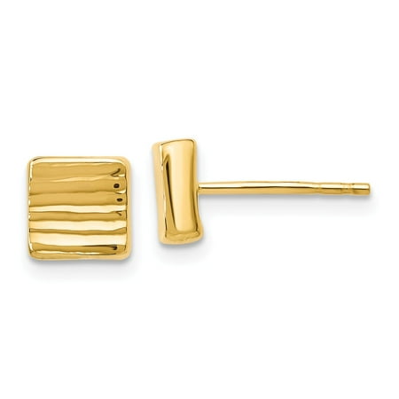 7mm 14k Gold Post Earrings 8 Grams 7mm 14k Gold Post Earrings 8 Grams